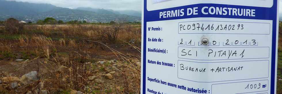 Novembre 2013 - St-Pierre - Permis de construire SCI Pitaya 1