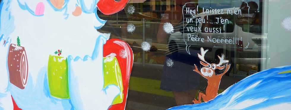 1er dc 2013 -DAfrOg's aRtwOrk  - Boulangerie  Dlices du Paradis - Pre Nol et Bonhomme de neige