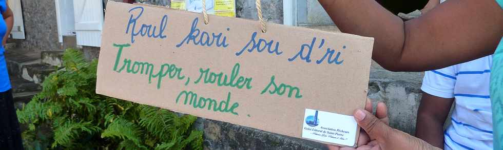 21 septembre 2014 - St-Pierre - Journe du Patrimoine aux calbanons de Grands Bois - La Cafrine - Association Pcheurs Golt - Proverbes