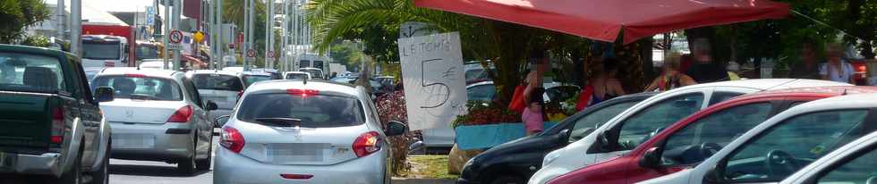 12 novembre 2014 - St-Pierre - Vente de letchis sur le boulevard Hubert-Delisle