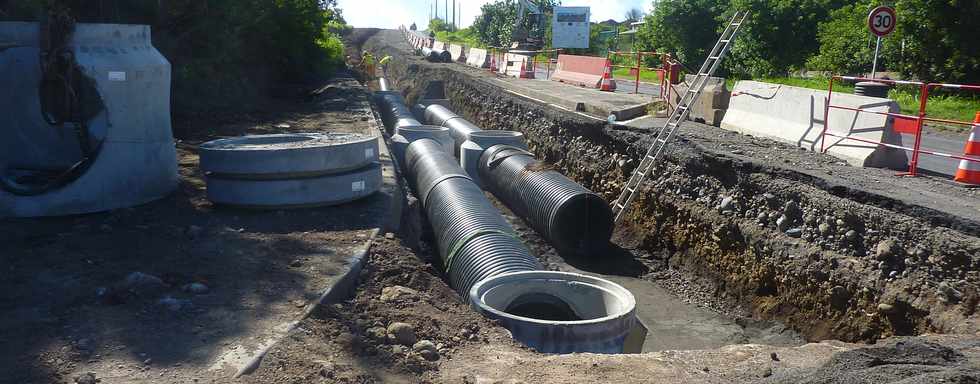29 janvier 2015 - St-Pierre - Chantier entre ouest TCSP