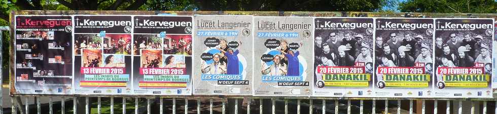 15 fvrier 2015 - St-Pierre - Ligne Paradis - Afiiches spectacles