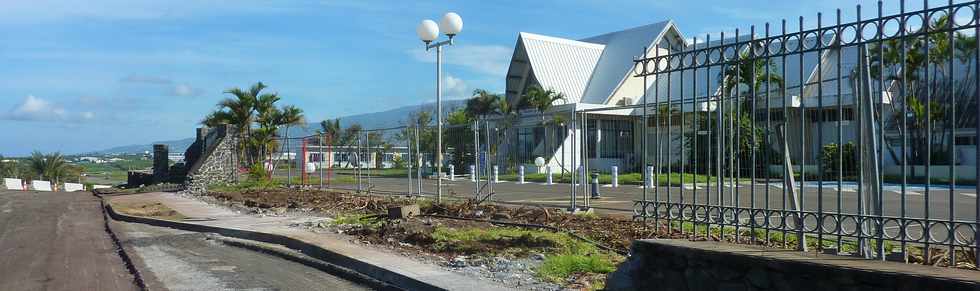 22 mars 2015 - St-Pierre - Ancienne RN1 - Travaux entre ouest du TCSP -