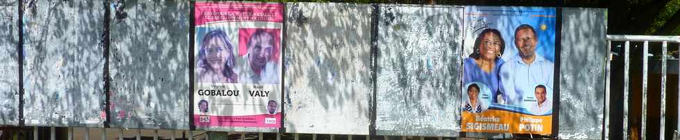 27 mars 2015 - St-Pierre - Affiches lectorales - Ecole Dayot