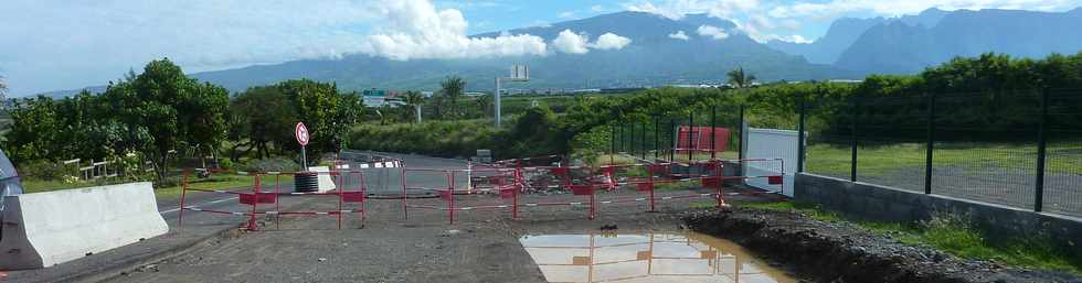 3 mai 2015 - St-Pierre - Ravine Blanche - Travaux entre ouest du TCSP