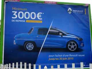 7 juin 2015 - St-Pierre - Pub Renault