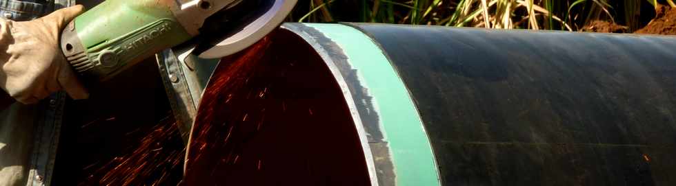 21 aot 2015 - St-Pierre - Phase B chantier interconnexion - Conduite principale haute -