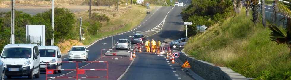 14 octobre 2015 - St-Pierre - Chantier TCSP - Ancienne RN1
