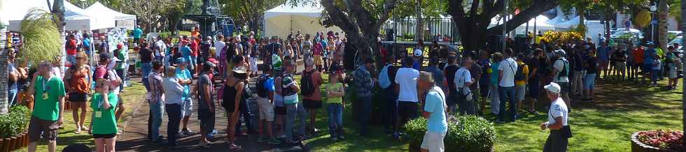 21 octobre 2015 - St-Pierre - Remise des dossards aux participants du Grand Raid