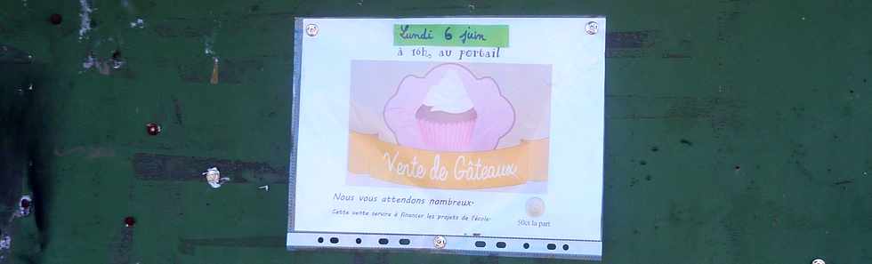 5 juin 2016 - St-Pierre -Pierrefonds - Ecole Benjamin Molose - Vente de gteaux