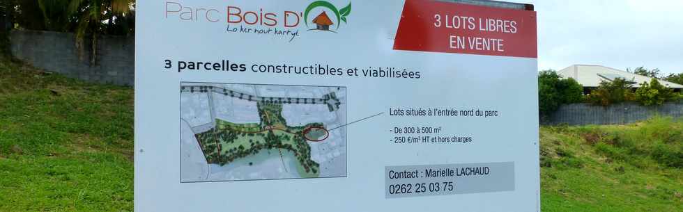 15 juin 2016 - St-Pierre - Chantier parc urbain Bois d'O - ANRU