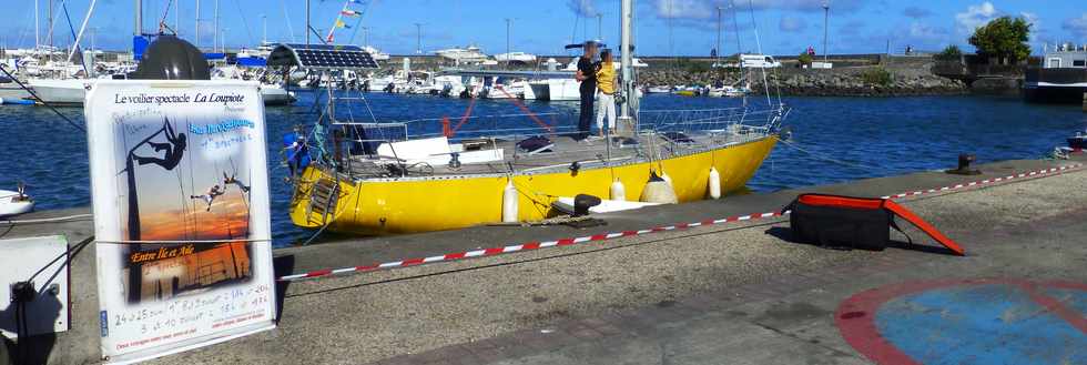 24 juin 2016 - Port de St-Pierre - Voilier-spectacle La Loupiote -