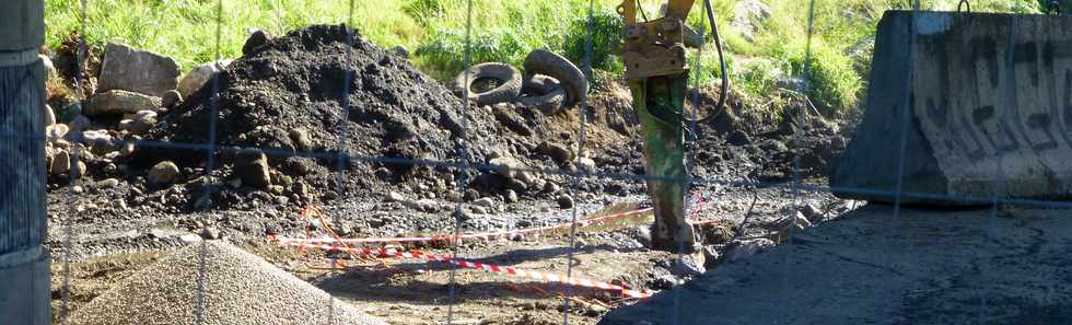 29 juin 2016 - St-Louis - RN 2001 - Radier du Gol - Travaux
