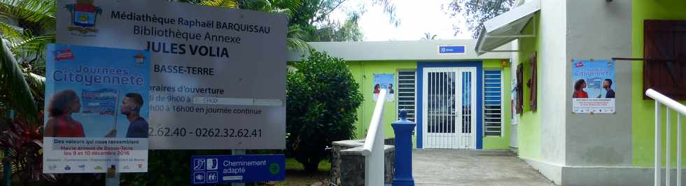 10 dcembre 2016 - St-Pierre - Basse Terre - Bibliothque Jules Volia