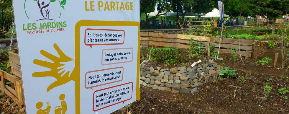 30 mars 2017 - St-Pierre - Bois d'Olives - ANRU - Jardins partagés de l'Olivier - Inauguration