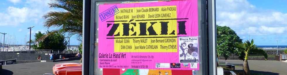 5 avril 2017 - St-Pierre - Galerie Hang'Art - Expo Zkli