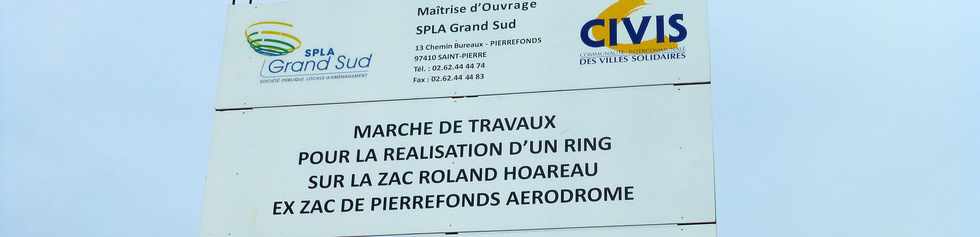 12 novembre 2017 - St-Pierre - Pierrefonds - ZAC Raymond Hoareau -  Ring