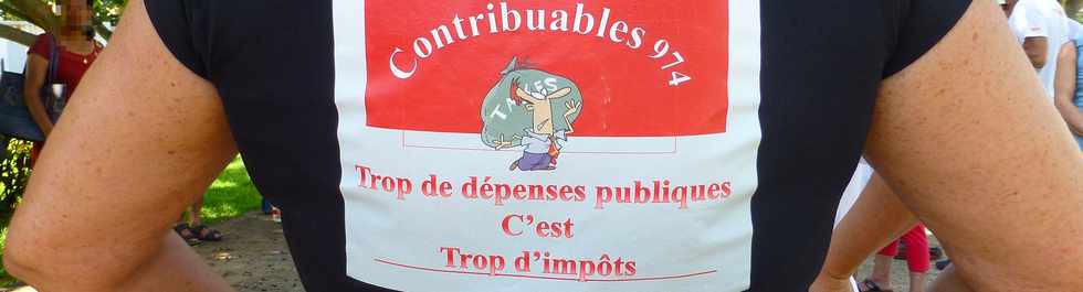 15 mars 2018 - St-Pierre de la Runion - Manifestation des retraits contre l'augmentation de la CSG -