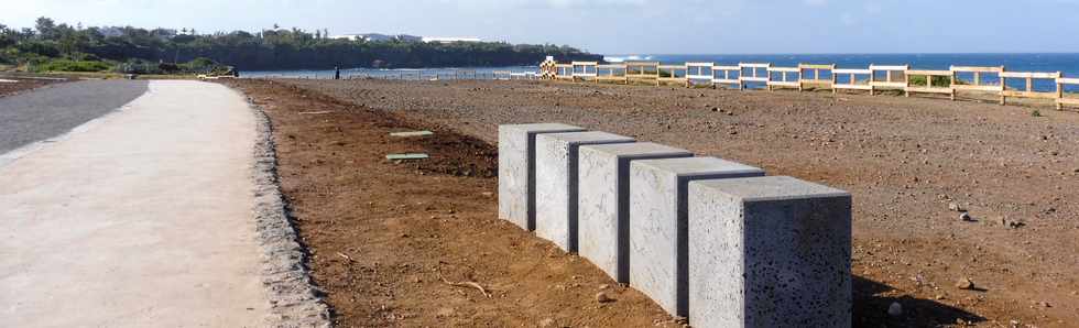 19 aot 2018 - St-Pierre - Pointe du Diable -Chantier d'amnagement du littoral ouest -