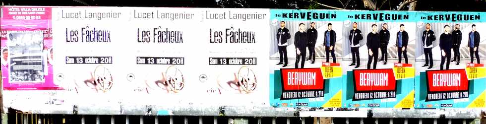 7 octobre 2018 - St-Pierre - Affiche "les Fcheux" - Langenier
