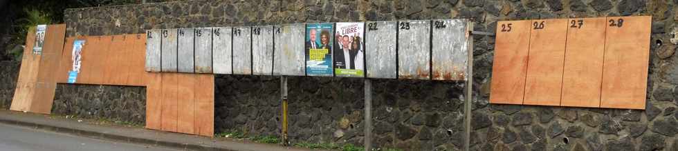 19 mai 2019 - St-Pierre -  Base terre - Panneaux lectoraux europennes