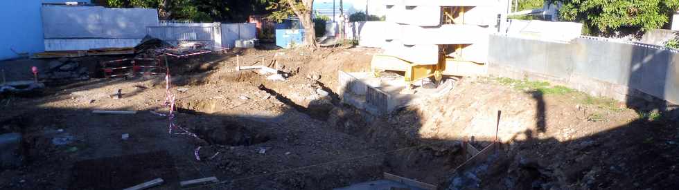 16 juin 2019 - St-Pierre - Ligne Paradis - Chantier de la construction de la mairie annexe -